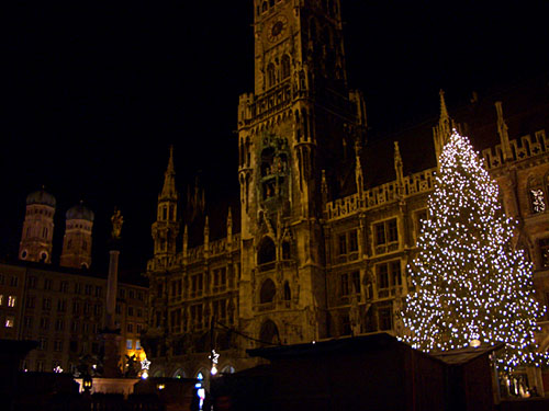 Marienplatz at Night, Munich